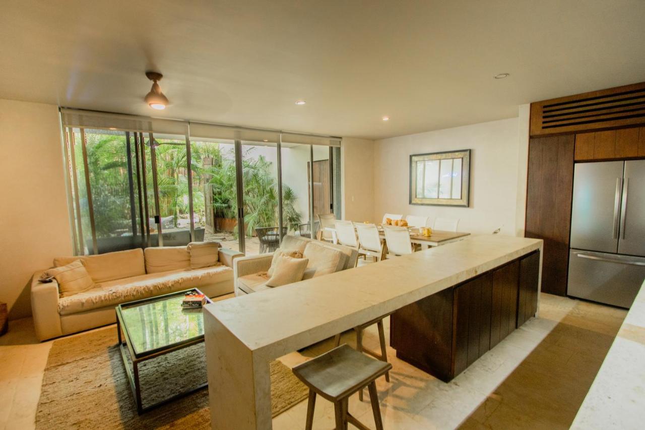 Ideal 4 Groups Aldeazama 2Br 10Pax Apt Papaya Playa Tulum Eksteriør bilde