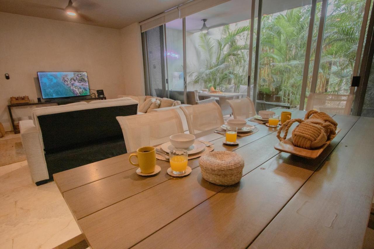 Ideal 4 Groups Aldeazama 2Br 10Pax Apt Papaya Playa Tulum Eksteriør bilde