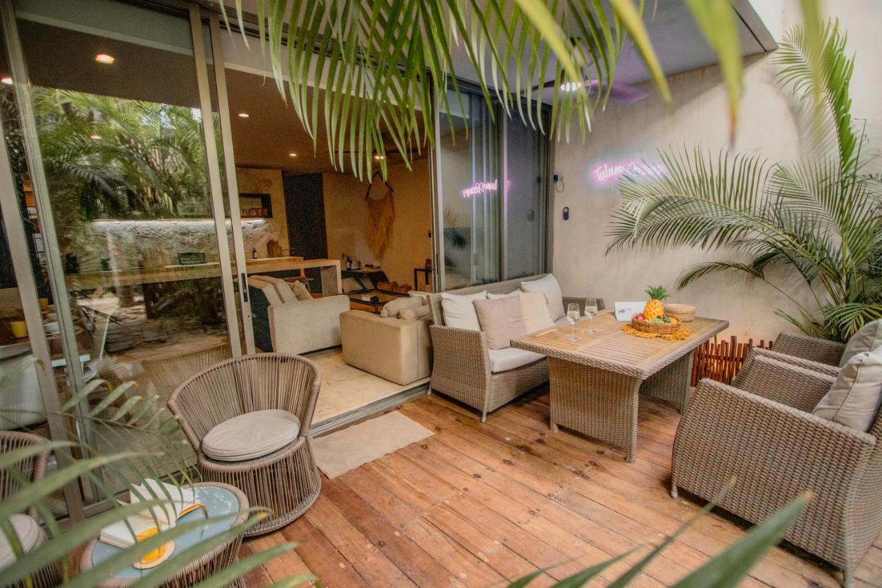 Ideal 4 Groups Aldeazama 2Br 10Pax Apt Papaya Playa Tulum Eksteriør bilde
